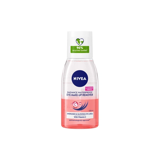 Засіб для зняття макіяжу Nivea Radiance Waterproof Eye MakeUp Remover 125 мл (4005900898388) - picture 1