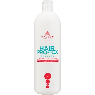 Шампунь Kallos Cosmetics Hair Pro-Tox Відновлюючий з кератином, колагеном і гіалуроновою кислотою 1000 мл (5998889511425) зображення 1