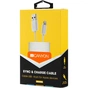 Дата кабель USB 2.0 AM to Lightning 1.0m White Canyon (CNE-CFI1W) - уменьшенное изображение 2