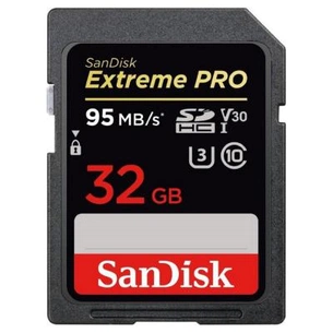 Карта пам'яті SanDisk 32GB SDHC Class10 UHS-I V30 4K Extreme Pro (SDSDXXG-032G-GN4IN) зображення 1