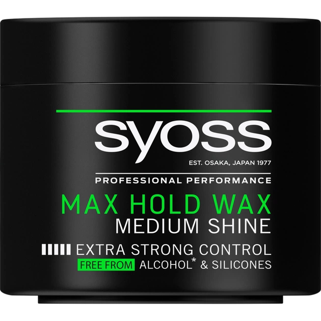 Віск для волосся Syoss Max Hold для гладкого, блискучого волосся Фіксація 5 150 мл (9000101681543) - picture 1