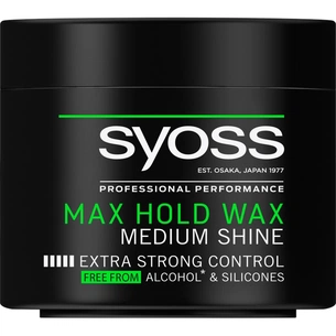 Віск для волосся Syoss Max Hold для гладкого, блискучого волосся Фіксація 5 150 мл (9000101681543) изображение 1