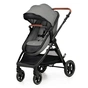 Коляска Kinderkraft 3 в 1 Esme Moonlight Grey (KSESME00GRY3000) (5902533925681) - зменшене зображення 3
