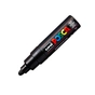 Маркер UNI Posca, 4,5-5,5мм, чорний (PC-7M BLACK) - зменшене зображення 1