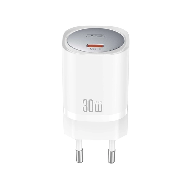 Зарядний пристрій XO CE20 33W USB-C PD30W/PPS33W White (CE20_White) - зображення 1