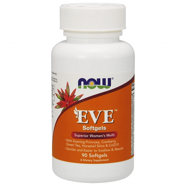 Мультивітамін Now Foods Мультивітаміни для Жінок Eve, 90 желатинових капсул (NF3802) - зображення 1