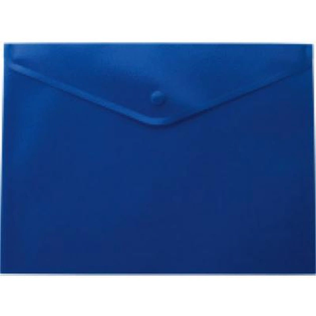 Папка - конверт Buromax А4, with a button, blue (BM.3926-02) - изображение 1