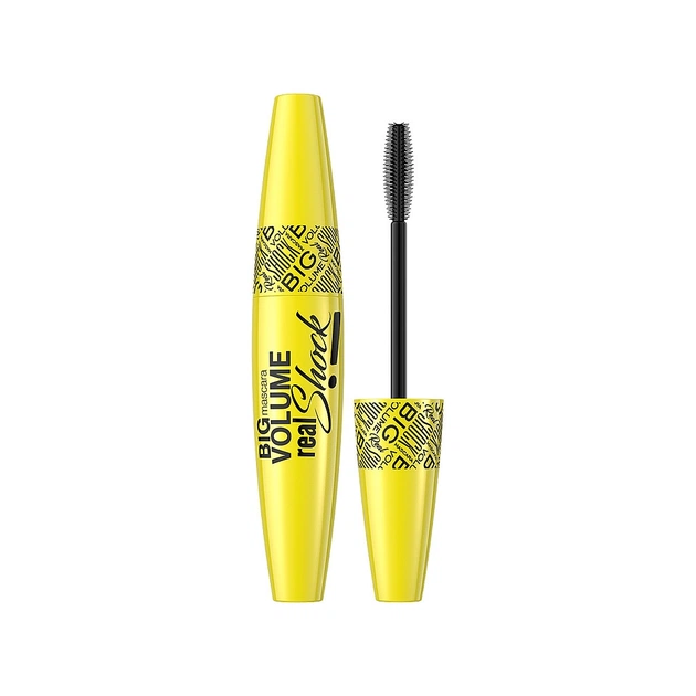 Туш для вій Eveline Cosmetics Big Volume Real Shock Чорна 10 мл (5901761982992) - зображення 1