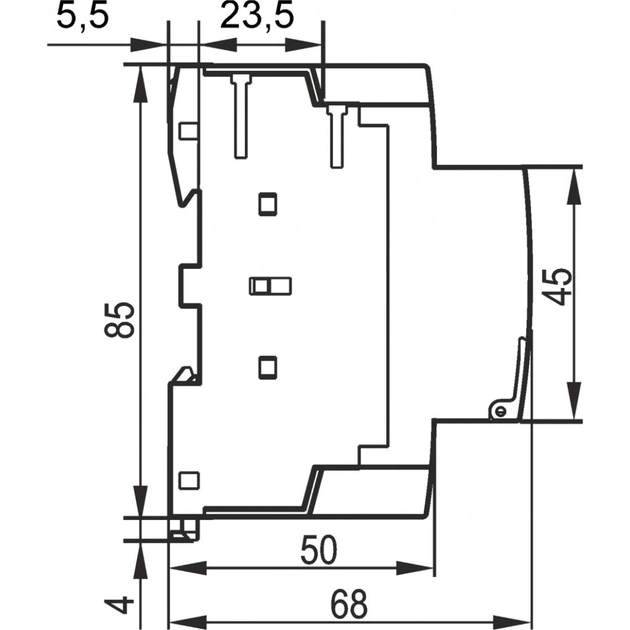 Контактор Videx 4п 25А 4НВ VF-RS-MC4O-25 RESIST - picture 4