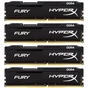 Модуль пам'яті для комп'ютера DDR4 32GB (4x8GB) 2400 MHz HyperX FURY Black Kingston Fury (ex.HyperX) (HX424C15FB2K4/32) - уменьшенное изображение 1
