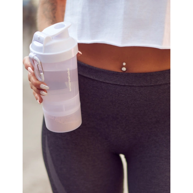 Шейкер спортивний SmartShake Original2GO 600ml Pure White (10560602) - picture 6