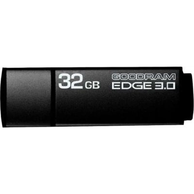 USB флеш накопичувач Goodram 32GB EDGE Black USB 3.0 (PD32GH3GREGKR9) - зображення 1