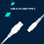 Дата кабель USB 2.0 AM to USB-C 1.2m 18W White Canyon (CNS-AC18SC12W) - зменшене зображення 2