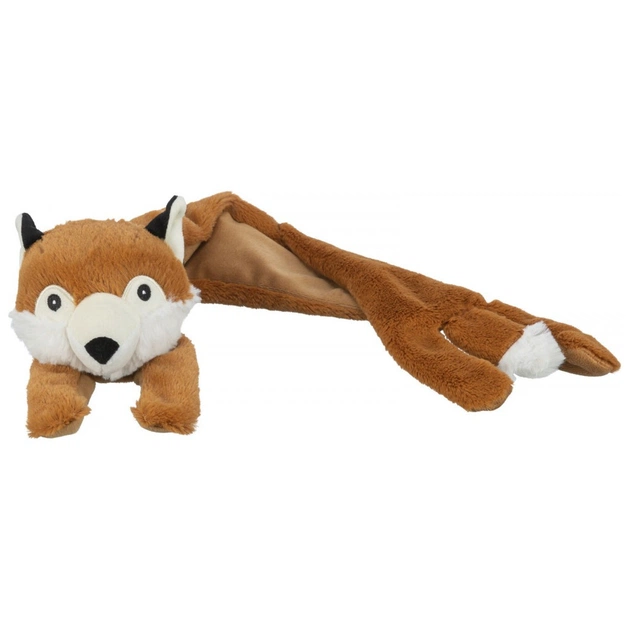 Игрушка для собак Trixie Лиса со звуком и шелестом фольги 50 см оранжевая (4011905348230) - изображение 1