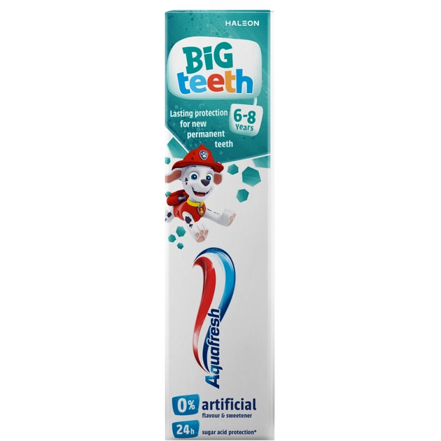 Дитяча зубна паста Aquafresh Мої великі зубки 6-8 років 50 мл (5054563159892) - изображение 1