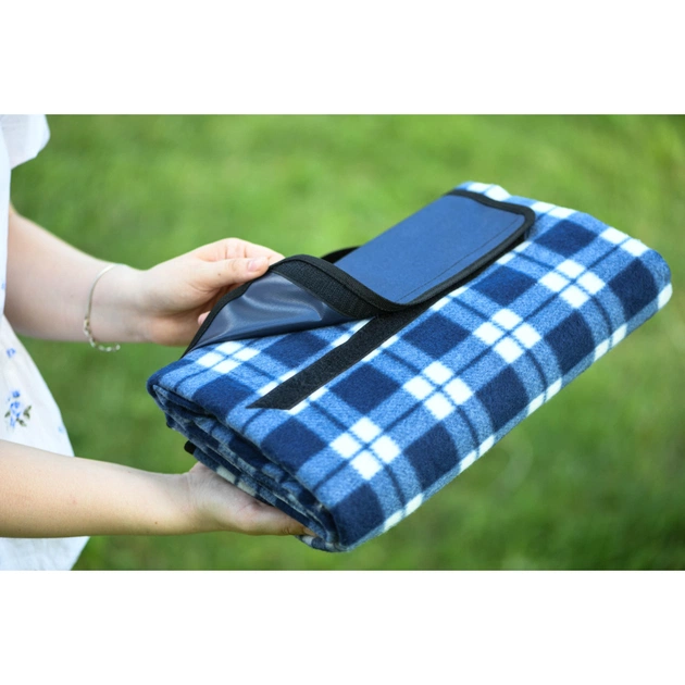 Плед Ardesto Picnic 130х170см, 100% поліестер, клітинка синій (ART0916BC) - picture 5