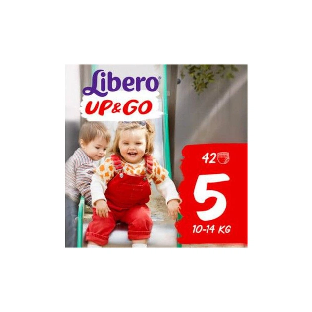Підгузки Libero UpGo 5 10-14 кг 42 шт HERO (7322540732276) - зображення 1