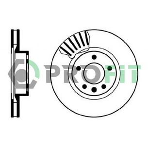 Гальмівний диск Profit 5010-0330 зображення 1