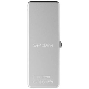 USB флеш накопичувач Silicon Power 32GB xDrive Z30 White USB 3.0/Lightning (SP032GBLU3Z30V1W) зображення 1