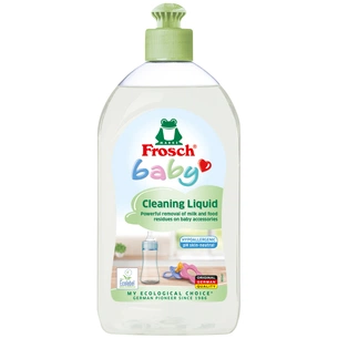 Засіб для ручного миття посуду Frosch Baby для дитячого посуду 500 мл (4009175941282/4001499908347) зображення 1
