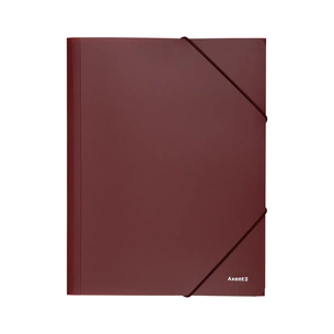 Папка на резинках Axent A4 500 мкм burgundy (1508-04-A) изображение 1