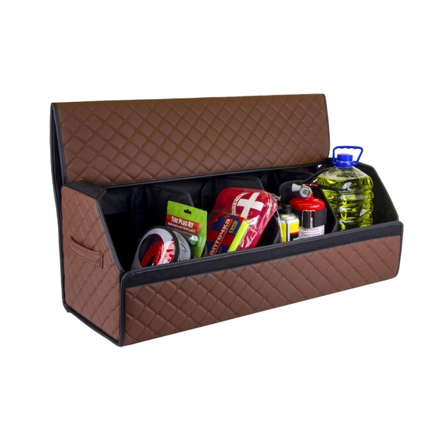 Сумка-органайзер EVAtech ECO XL 30x30x80 см коричнева з коричневою ниткою (EHECEXZZBB) - picture 2