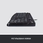 Клавіатура Logitech K120 Ukr (920-002643) - зменшене зображення 3