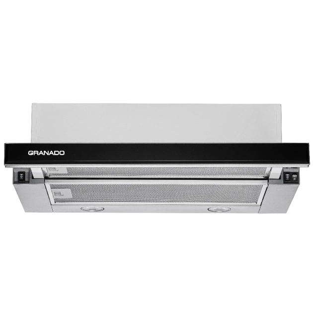 Витяжка кухонна GRANADO Telde 603-700 inox black glass (GCH16371) - зображення 1