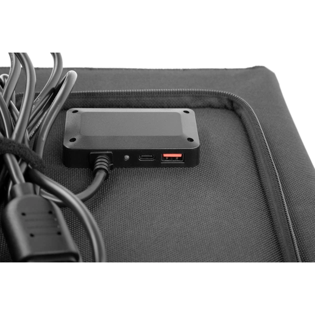 Портативна сонячна панель 2E 60W charger, DC, USB-С PD18W, USB-A 24W (2E-LSFC-60) - picture 6