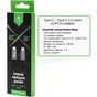 Дата кабель USB-C to USB-C 1.0m 100W E-Mark Chip Nylon Vinga (VCPCTC100BK) - уменьшенное изображение 2