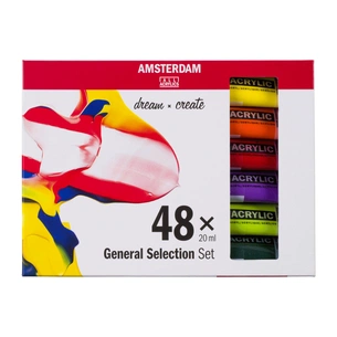 Акрилові фарби Royal Talens Amsterdam General Selection 48 кольорів по 20 мл (8712079451073) зображення 1