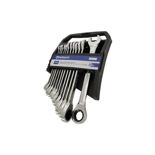 Ключ Стандарт ріжково-накидної з тріскачкою 8-19мм 12шт. (NGW12ST) зображення 1