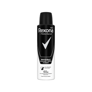 Антиперспирант Rexona Men Невидимый на черной и белой одежде 150 мл (8712561534444) изображение 1