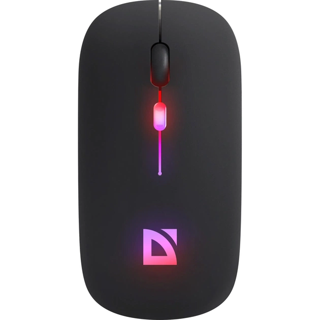 Мишка Defender Touch MM-997 Silent Wireless RGB Black (52997) - зображення 1