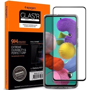 Захисне скло Spigen Glas.tR Slim для Samsung Galaxy A51 SM-A515 Black (AGL01372) 2шт зображення 1