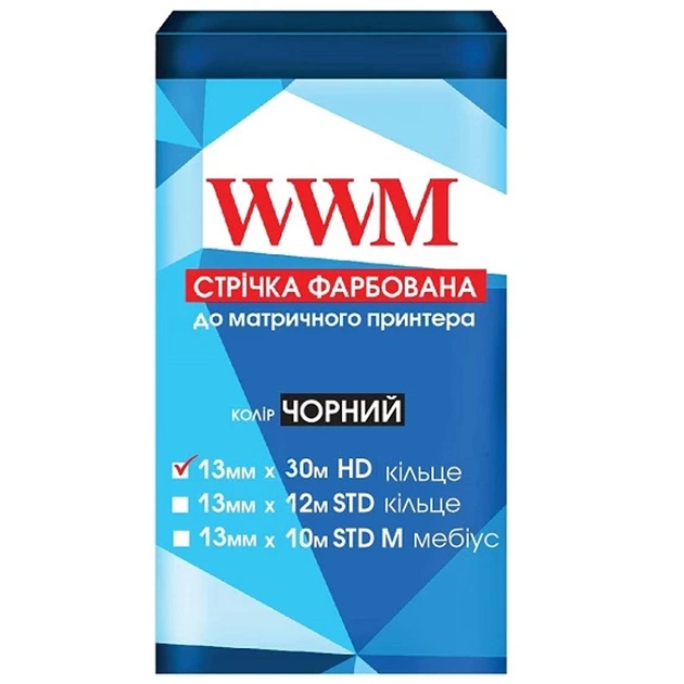 Лента к принтерам WWM 13мм х 30м (M13.30H) - изображение 1