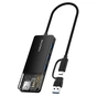 Концентратор Cabletime USB C/A - 4 Port USB 3.0, 5Gbps, 0.15 m (CB05B) - зменшене зображення 1