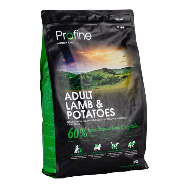 Сухий корм для собак Profine Adult Lamb з ягням і картоплею 3 кг (8595602517541) - изображение 1