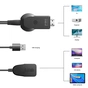 Адаптер XO GB012 HDMI - USB-A (M/M) Black - зменшене зображення 4