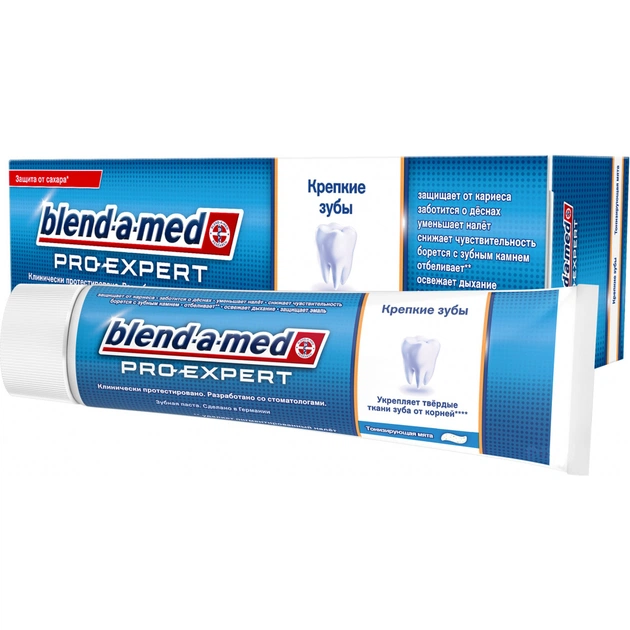 Зубна паста Blend-a-med Pro-Expert Міцні зуби Тонізуюча м'ята 100 мл (4015400856917) - зображення 1