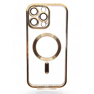 Чохол до мобільного телефона BeCover TPU Chrome Case (MagSafe) для Apple iPhone 16 Pro Gold (712081) зображення 1
