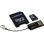 Карта пам'яті Kingston 32Gb microSDHC class 4 + SD-adapter + USB-reader (MBLY4G2/32GB) - зменшене зображення 1