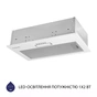 Витяжка Minola HBI 5025 WH LED - зменшене зображення 3
