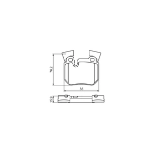 Гальмівні колодки Bosch 0 986 494 421 зображення 1