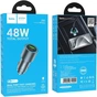 Зарядное устройство HOCO 1xUSB-C PD30W + 1xUSB QC3.0 48W car adapter Z60 gray (6942007642095) - уменьшенное изображение 7