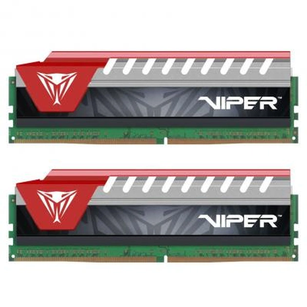 Модуль пам'яті для комп'ютера DDR4 8GB (2x4GB) 2800 MHz Viper Elite Red Patriot (PVE48G280C6KRD) - изображение 1