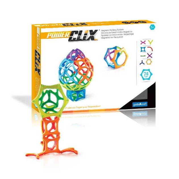 Конструктор Guidecraft PowerClix Organics 74 деталі (G9432) - зображення 1