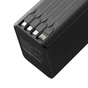 Батарея універсальна XO 80000mAh, PD/20W, QC/22,5W, Lamp, black (XO-PR287-BK) - зменшене зображення 4