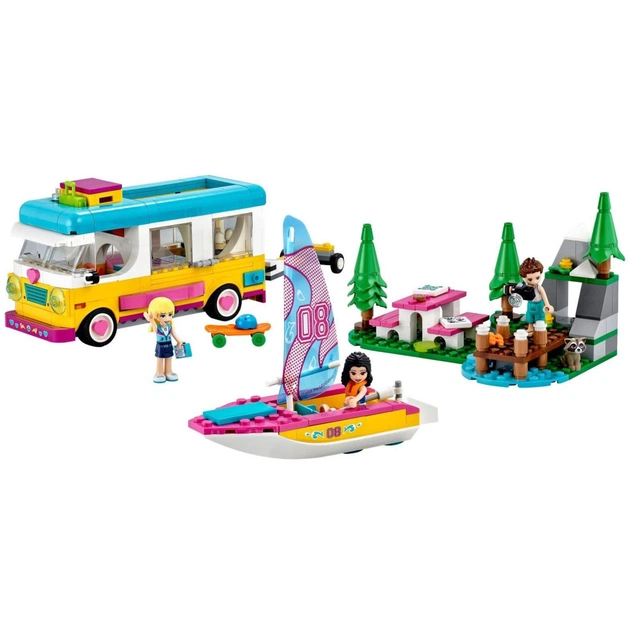 Конструктор LEGO Friends Лісовий будинок на колесах і вітрильний човен (41681) - изображение 1