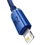 Кабель Baseus Crystal Shine USB - Lightning (M/M), 2.4A, 2 м Blue (CAJY000103) - уменьшенное изображение 4